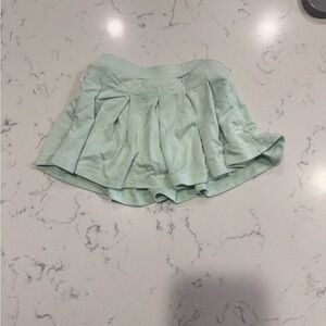 Mint Green Pleated Skirt